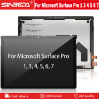 AAAAA+++++ LCD For Microsoft Surface Pro 1 3 4 5 6 7 LCD Display Touch Screen Digitizer Assembly 1886 1807 1796 1724 16311514
