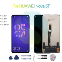 for HUAWEI Nova 5T Screen Display Replacement 2340*1080 YAL-L21/61/71/61D Nova 5T LCD Touch Digitizer