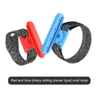 2pcs Dance Wristband Adjustable Elastic Dance Wrist Strap 360 Rotation Elastic Dance Wristband Gaming Accessories for Switch