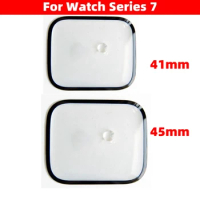For Apple Watch Series 7 41MM 45MM S7 Outer Glass Front Glass Panel Replacement Front Glass Outer Glass Repair Parts