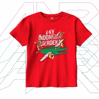 AN RKIDS Baju Kaos Distro Anak Laki Laki Perempuan Umur 1-12 Tahun Bahan Cotton Combed30s Motif Indo
