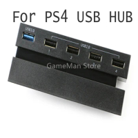 10pcs For Sony PlayStation 4 USB HUB Port Extend USB Adapter for PS4 Game Console Accessory