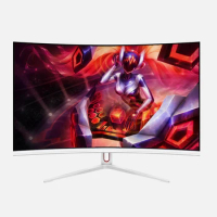 1 Ms Response Time 32 Inch 2k 75hz Curved Computer Gaming Monitor 1920*1080