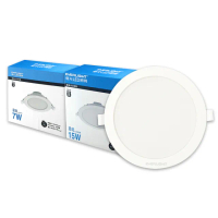 【Everlight 億光】2入 LED 星皓 15W 全電壓 15cm 15公分 崁燈(自然光/黃光/白光)
