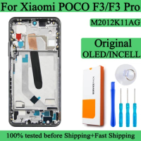 M2012K11AG 100% Test Premium Lcd For Xiaomi Poco F3 Display Touch Screen Digitizer Assembly For Poco F3 Pro LCD With Frame