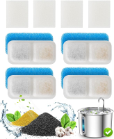 oneisall Stainless Steel Cat Water Fountain 2L Water Fountains for Cats Indoor with Quiet Pump and 3