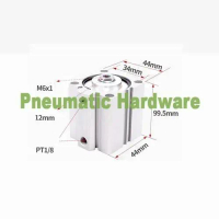 Compact Thin Air Cylinder pneumatic SDA32x75 SD 32 x 75 SDA32*75 KM01
