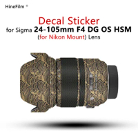 Sigma 24-105 f4 for Nikon FX Mount Lens Stickers Cover Skin For Sigma 24-105mm F4 DG OS HSM Lens Protector Coat Wrap Film