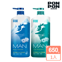 【澎澎MAN】激COOL抗痘洗沐系列-650g(沐浴、洗髮 任選)