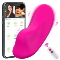 Powerful Bluetooth APP Control Vibrator Female Vibrating Wearable Clitoris Stimulator Adult Goods Sex Toy for Women 's Panties