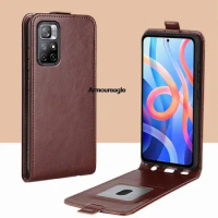 vertical flip case guard on for xiaomi poco m4 pro 5g m5s cases shockproof leather cover for poco m3 case protector shell