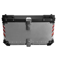 High capacity 100L quick release lock system box aluminium top case motorcycle tail box