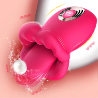 Realistic Tongue Vibrators for Women 7 Speeds G Spot Clitoral Stimulator Tongue Licking Nipples Clitoral Stimulation