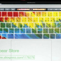 For Apple Macbook Pro 13.3 Inch A1706 15.4 A1707 Language Stylish Silicone Keyboard Cover Skin (2016 with Touch Bar)