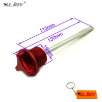 CNC Aluminum Red Engine Oil Dipstick Dip Stick For Lifan YX 125cc 140cc 150cc 160cc 200cc 250cc Chinese Pit Dirt Bike ATV Quad