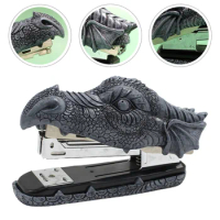 Stapler Creative Desk Office Supply Resin Dragon Modeling Craft Electric Heavy Duty
