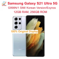 Samsung Galaxy S21 Ultra 5G G998N 6.8" 256GB ROM 12GB RAM Exynos NFC Original Unlocked Android Cell Phone