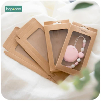 Bopoobo Baby Gift/Merchandise/Packing Box 20pcs Kraft Paper Wedding Wrapping Jewelry Supply Nursuing Pendants Accessories Box