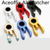 Aceoffix front fork catcher for brompton folding bike fork aluminum alloy bicycle accessories