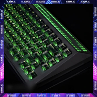 Angry Miao Mechanical Keyboard Hotswap RGB Backlit Gaming Keyboard Custom Gasket Bluetooth Wireless Keyboard For Pc Gamer Laptop