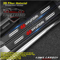 Stiker Strip Pelindung Pintu Mobil Bahan Carbon Fiber Untuk Hyundai Getz Accent Atoz i20 Avega traje