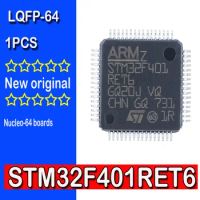 100% new original spot STM32F401RET6 LQFP-64 ARM Cortex-M4 32-bit microcontroller -MCU Nucleo-64 boards Peripheral integrated