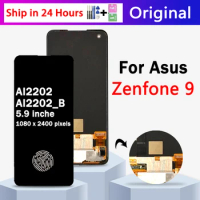5.9"Original For Asus Zenfone 9 9z AI2202-1A006EU AI2202 AI2202_B LCD Screen Touch Panel Digitizer For Zenfone9 9Z Display