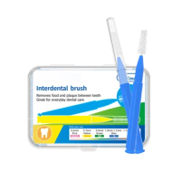 60pcs/box 0.6-1.5mm Adults Interdental Brushes Clean Between Teeth Floss Brushes Toothpick Tooth Brush Dental Care Tool 5