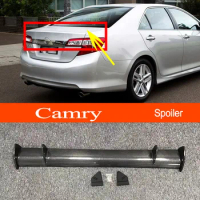 Camry 2012-2014 Real Carbon Fiber / FRP GT-style Car-styling Sporty Rear Trunk Wing Spoiler for Toyota Camry 2012-2014 Sedan