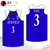 2023 newTHL X Ateneo Blue Eagles 2022 Ateneo De Manila University Vest Full Sublimated Volleyball Je