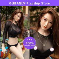 QUBANLV Sex Doll 100% Real Silicone Full Body Adult Oral Realistic Sex Dolls for Men Love Doll Vagina Anal Oral Sex