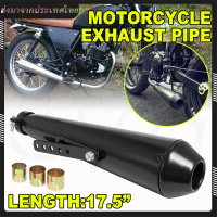 LVL ท่อไอเสียรถจักรยานยนต์ 38 40 43 45 มม. แนวเรโทร สําหรับ Harley Triumph Cafe Racer Racing