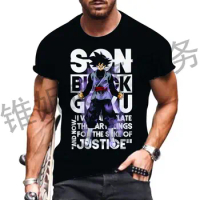 Dragon Ball Z Vegeta Men's T Shirt Goku 2024 New Anime T-shirt 110-6XL Oversized GYM Y2k Man Clothes Trend Short Sleeve Tee Tops