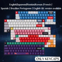 Cherry Profile Keycap Brazilian Korean Japanese Spanish French Russian ISO Enter 7U Custom Anime Keycaps For Mechanical Keyboard