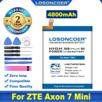 100% Original LOSONCOER 4800mAh Li3927T44P8H726044 Battery For ZTE Axon 7 Mini 5.2inch