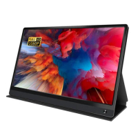 Portable Monitor 15.6inch Full HD 1080P IPS Touchscreen USB-C Smart Case Ultra-slim Lightweight HDMI Built-in Battery For Laptop