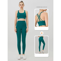 cod 2 Piece Yoga Clothes Women's Tracksuit Athletic Wear Pilates Fitness Suit Gym Workout Push Up Cl