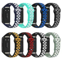 Rubber Straps For Huawei Honor Band 6 Smart Wristband Double color Replacement Bracelet For Huawei Band 6 Pro Correa