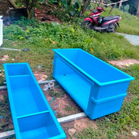 KOLAM IKAN FIBER GLASS UK. 125x55x50+FILTER