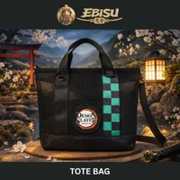 Tote Bag Kanvas Kimetsu NoΒ Yaiba - Pola Haori Tanjiro