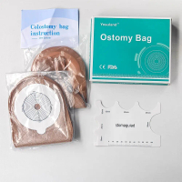 20pcs Colostomy Bag Dewasa Kantong Kolostomi Kantong Stoma Satu Pcs 5 penjepit
