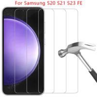 tempered glass for samsung galaxy s20 s21 s23 fe 5g screen protector on s20fe s21fe s23fe s 20 21 23 protective film glas galxy