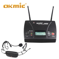 OKMIC OK-727R/OK-16 Headset Wireless Microphone Pickups System For Fitness Coach Sports Training Teaching Outdoor Activit