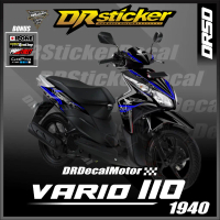 Decal Stiker Fullbody VARIO 110 TECHNO KARBU 2009 - 2013 - Sticker Motor Full Body Vario Techno 110