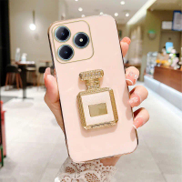 เคสโทรศัพท์กระจกแต่งหน้า, ขายึดสำหรับ Realme C63 C65, Realme 12 12X 12+ 12 Pro+ Note 50 C67 C51 C53 