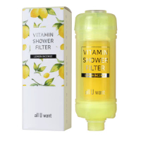 all U want 美國FDA認証 all U want維他命C+蛋白質香薰除氯沐浴過濾器(檸檬) 1pc