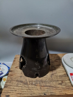 日本回流銅器古董明治時期百年青銅日本花道池坊花器賞器，池坊比