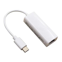 USB-C/TYPE-C to RJ45 Ethernet LAN Cable Adapter for LG V20/V30/V30+ V30S/V35/V40