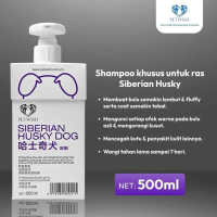 Baru - Petwish Shampo Anjing 5 ML - Siberian Husky Dog - Dog Shampoo