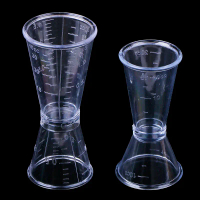 【Jkon】 【Transparent Drink Measurement Tools Cocktail Measure Cup Bar Accessories】